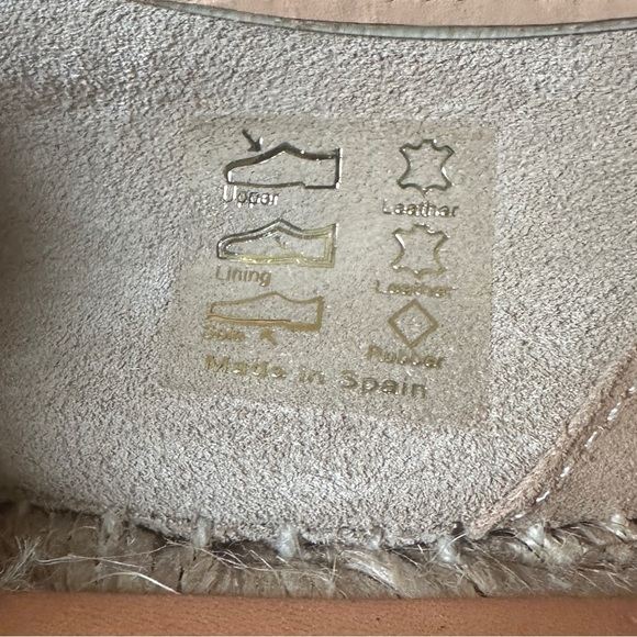 Rag & Bone Leather soft espadrilles never worn - Picture 6 of 6